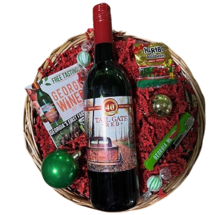 Tailgate Red Gift Basket 1