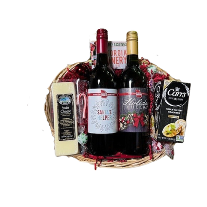 Double Holiday Deluxe Basket 1