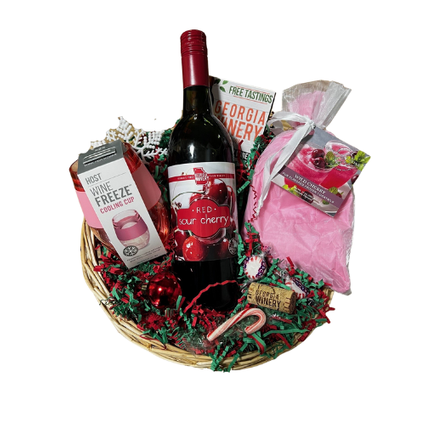 Red Sour Cherry Slushy Basket 1
