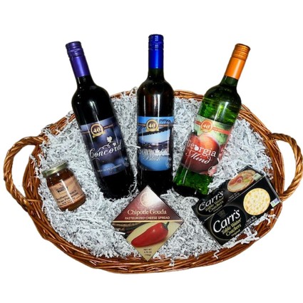 Sweet Southern Wine Basket 3 1